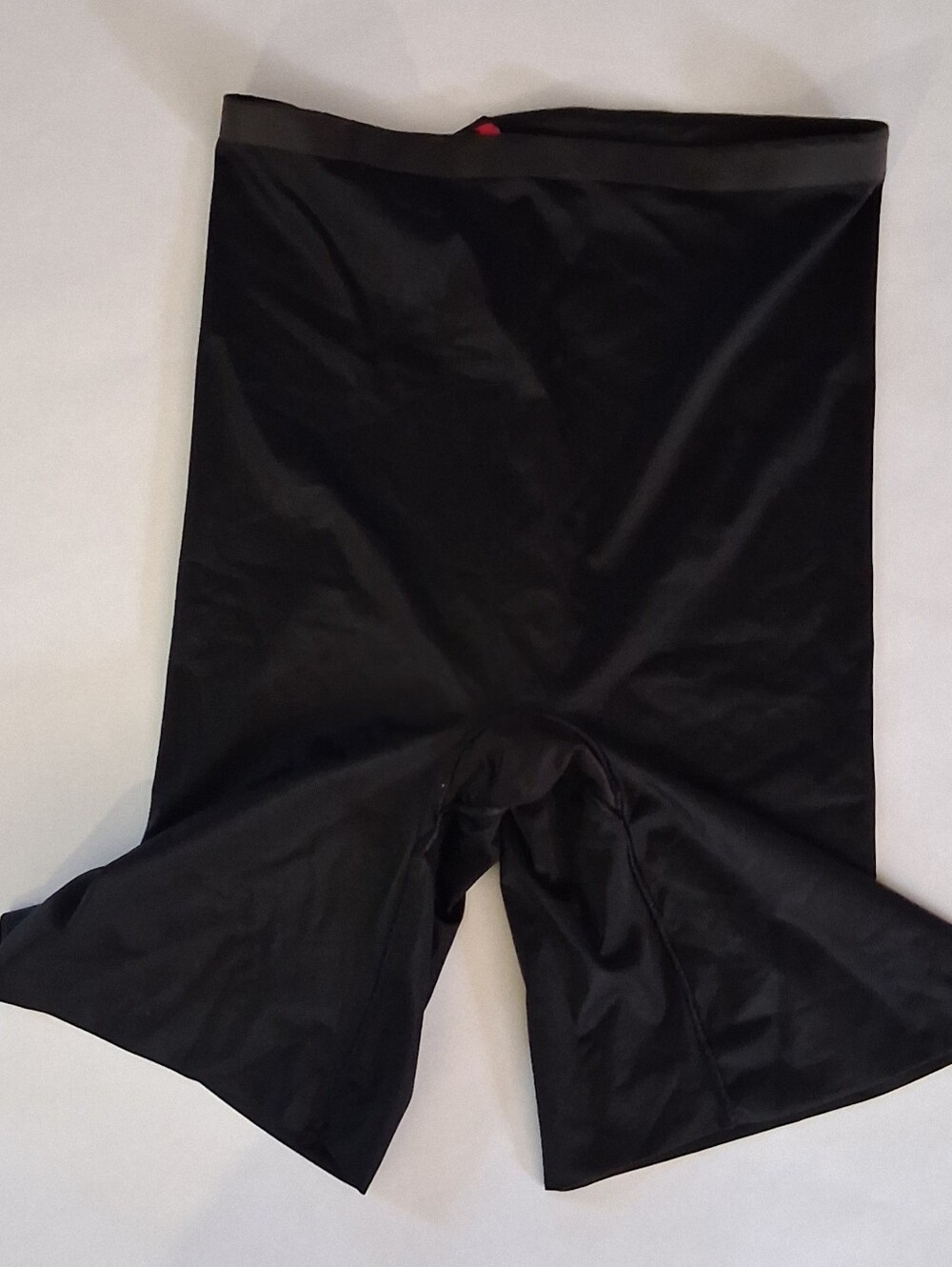 Spanx Black High-Waisted Mid-Thigh Shaping Shorts Shapewear Womens Size Large